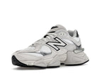 New Balance 9060 White Black Metallic Silver, vista a 360 gradi 15 di 36