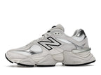New Balance 9060 White Black Metallic Silver, vista a 360 gradi 18 di 36