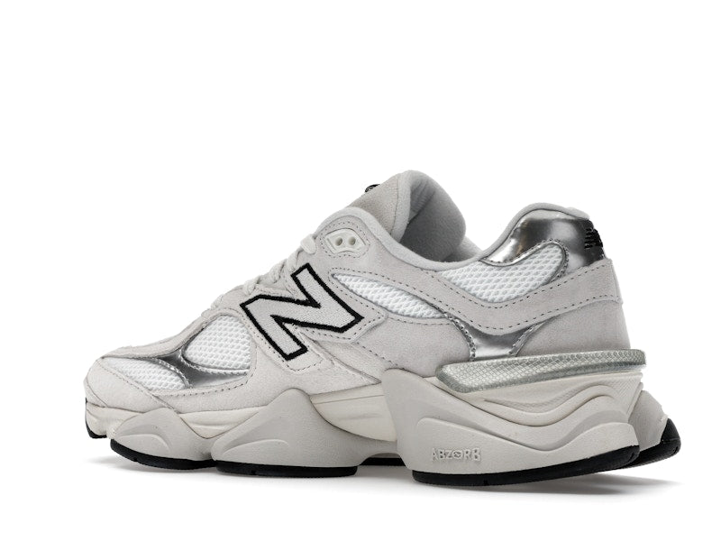 New Balance 9060 White Black Metallic Silver, vista a 360 gradi 22 di 36