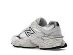 New Balance 9060 White Black Metallic Silver, vista a 360 gradi 23 di 36
