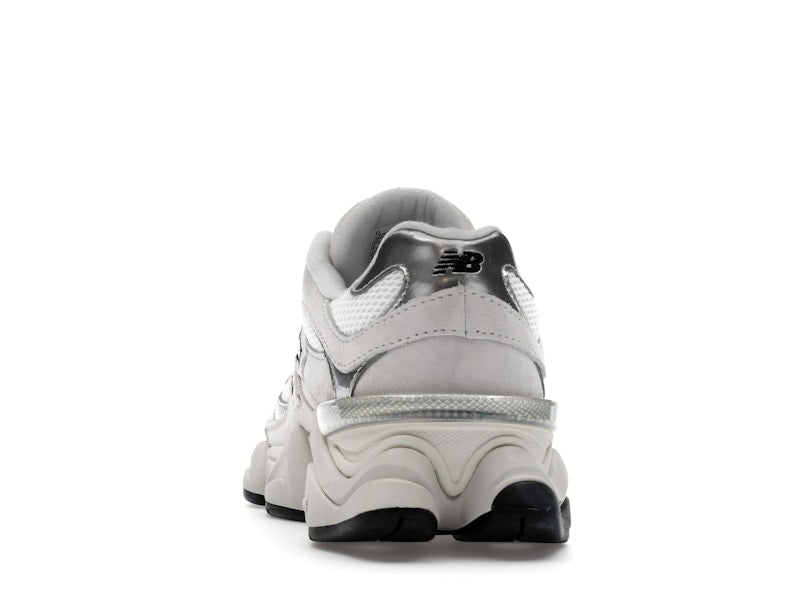 New Balance 9060 White Black Metallic Silver, vista a 360 gradi 27 di 36