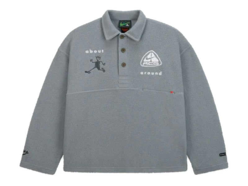 Nike ACG x CPFM L/S Polo Grey - vue vue 3