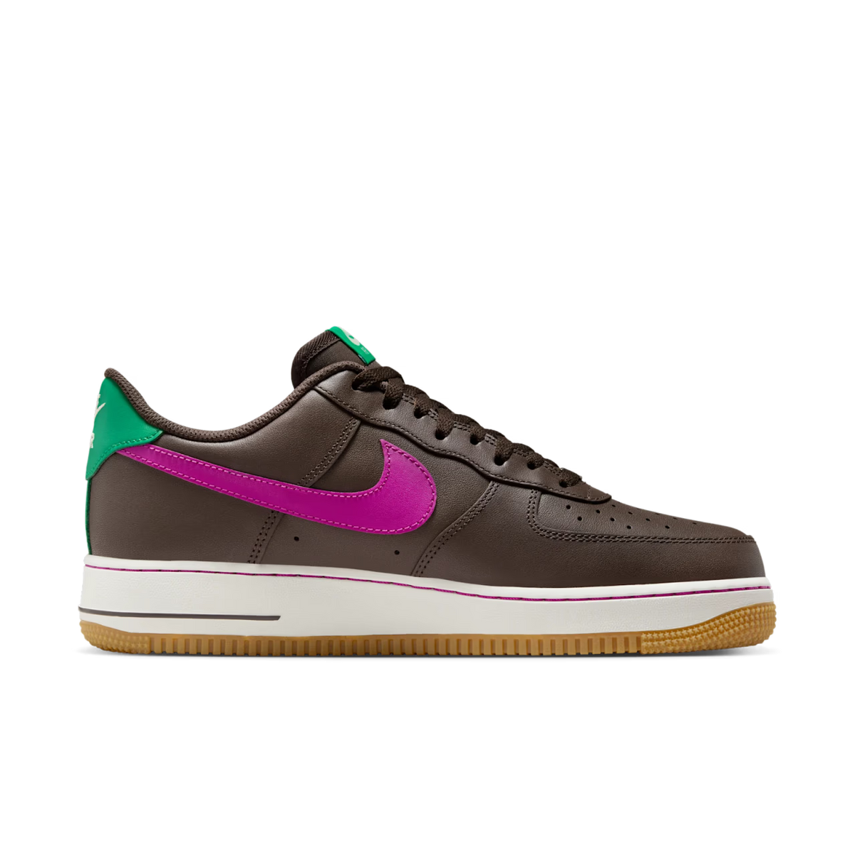 Nike Air Force 1 Low '07 Baroque Brown Vivid Purple - vue interieur