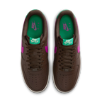 Nike Air Force 1 Low '07 Baroque Brown Vivid Purple - vue dessus