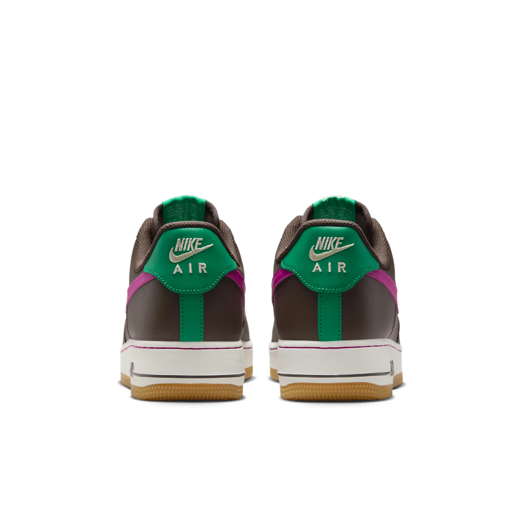 Nike Air Force 1 Low '07 Baroque Brown Vivid Purple - vue arriere