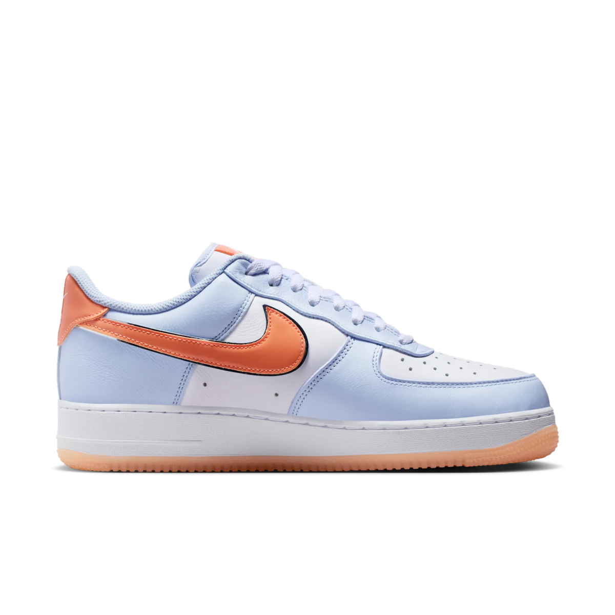 Nike Air Force 1 Low '07 Hydrogen Blue Orange Frost - vue interieur