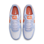 Nike Air Force 1 Low '07 Hydrogen Blue Orange Frost - vue dessus
