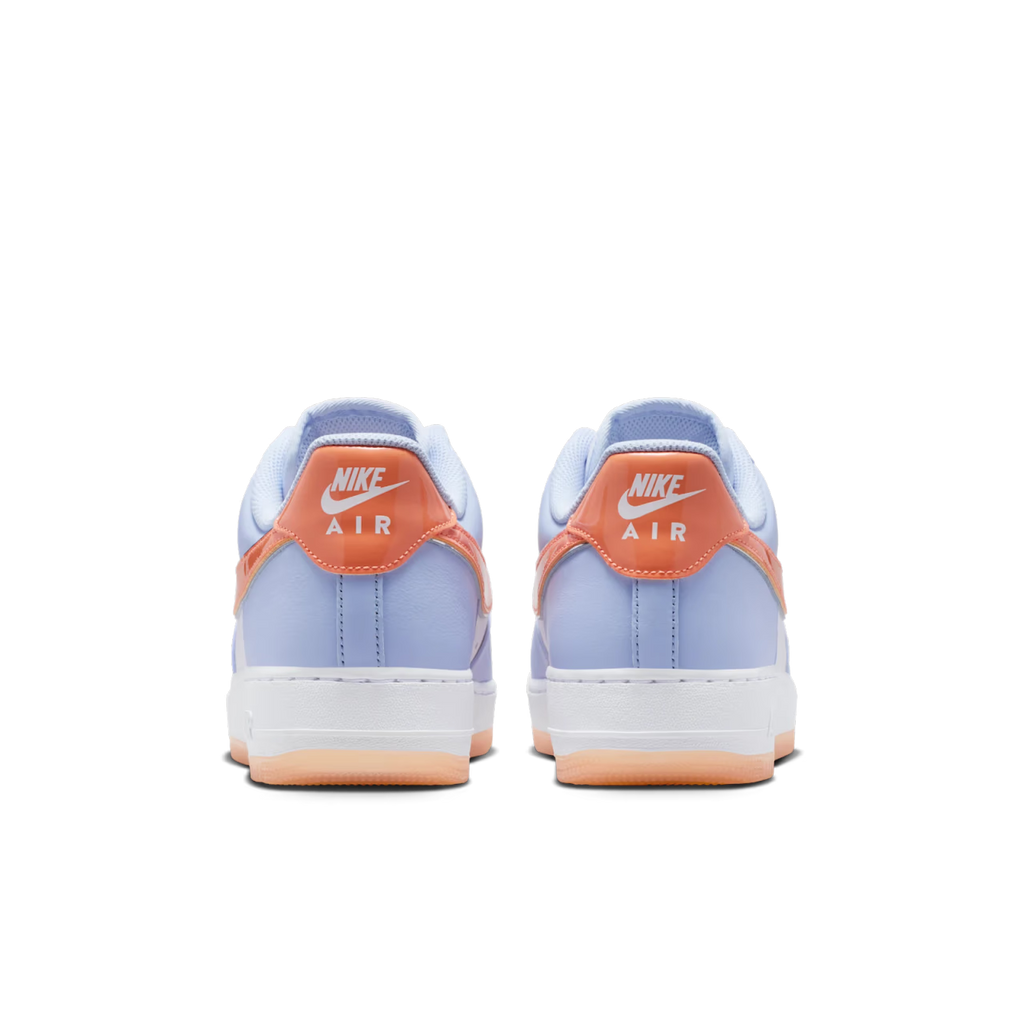 Nike Air Force 1 Low '07 Hydrogen Blue Orange Frost - vue arriere