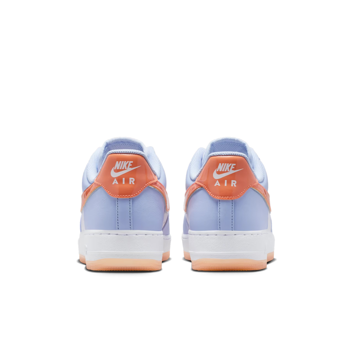 Nike Air Force 1 Low '07 Hydrogen Blue Orange Frost - vue arriere