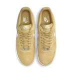 Nike Air Force 1 Low '07 LV8 Buff Gold Sail Embroidered Swoosh - vue dessus