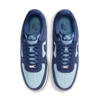 Nike Air Force 1 Low '07 LV8 Denim Navy Worn Blue - vue dessus
