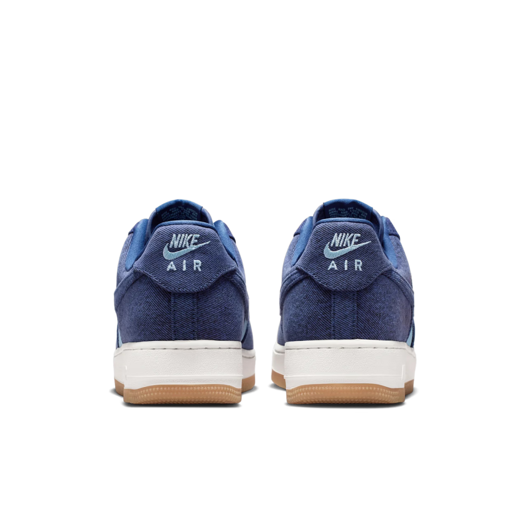 Nike Air Force 1 Low '07 LV8 Denim Navy Worn Blue - vue arriere