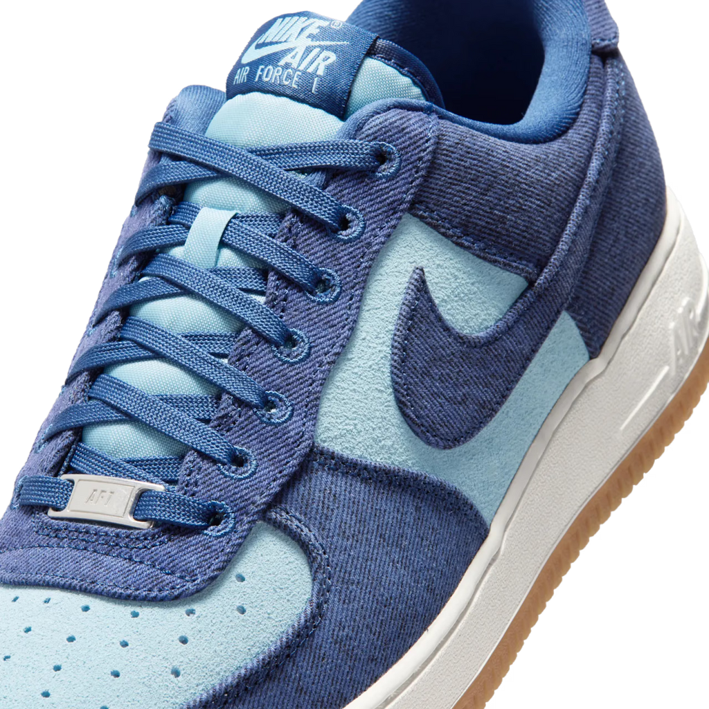 Nike Air Force 1 Low '07 LV8 Denim Navy Worn Blue - vue detail