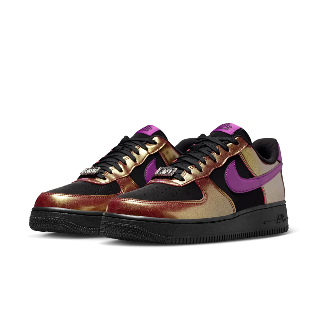 Nike Air Force 1 Low '07 LV8 Glam Rock Black Bold Berry - vue paire