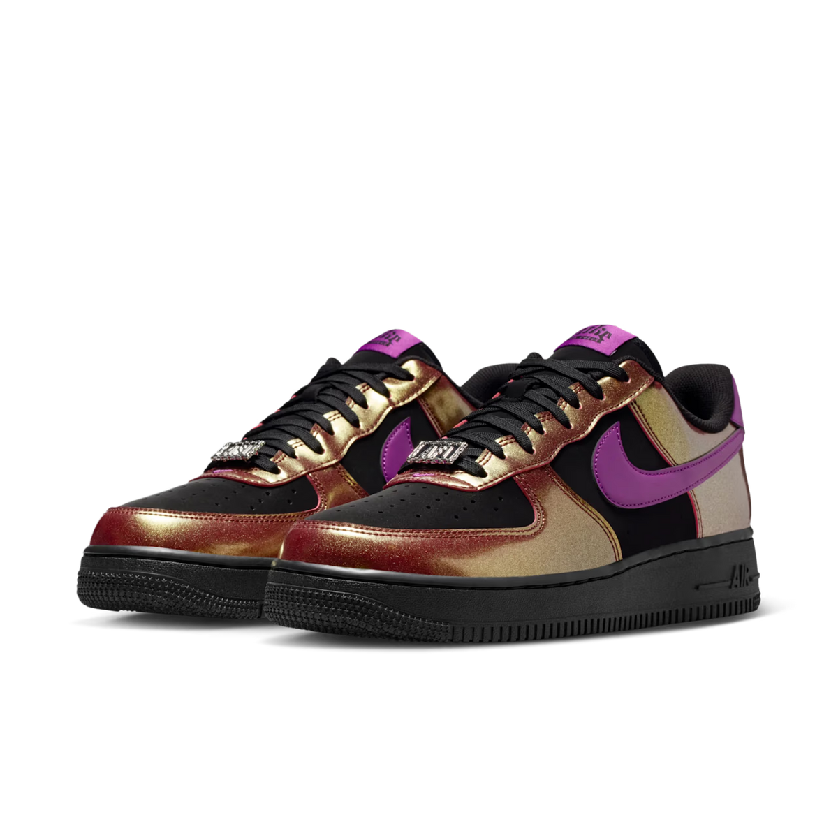Nike Air Force 1 Low '07 LV8 Glam Rock Black Bold Berry - vue paire