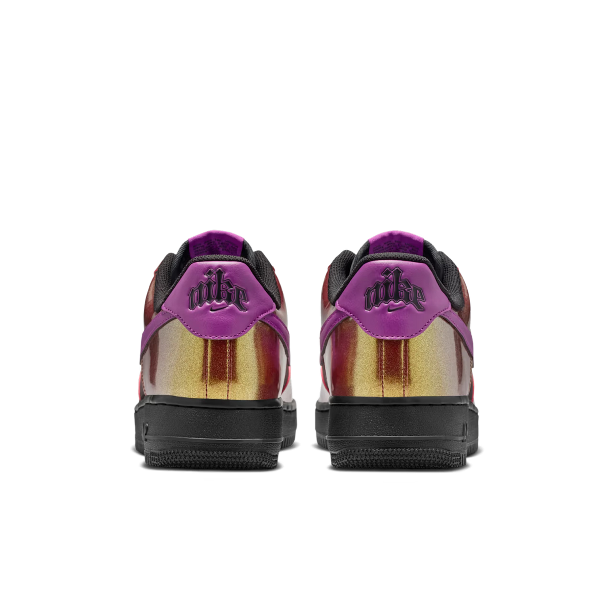 Nike Air Force 1 Low '07 LV8 Glam Rock Black Bold Berry - vue arriere