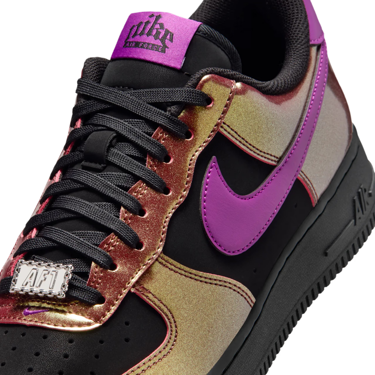 Nike Air Force 1 Low '07 LV8 Glam Rock Black Bold Berry - vue detail