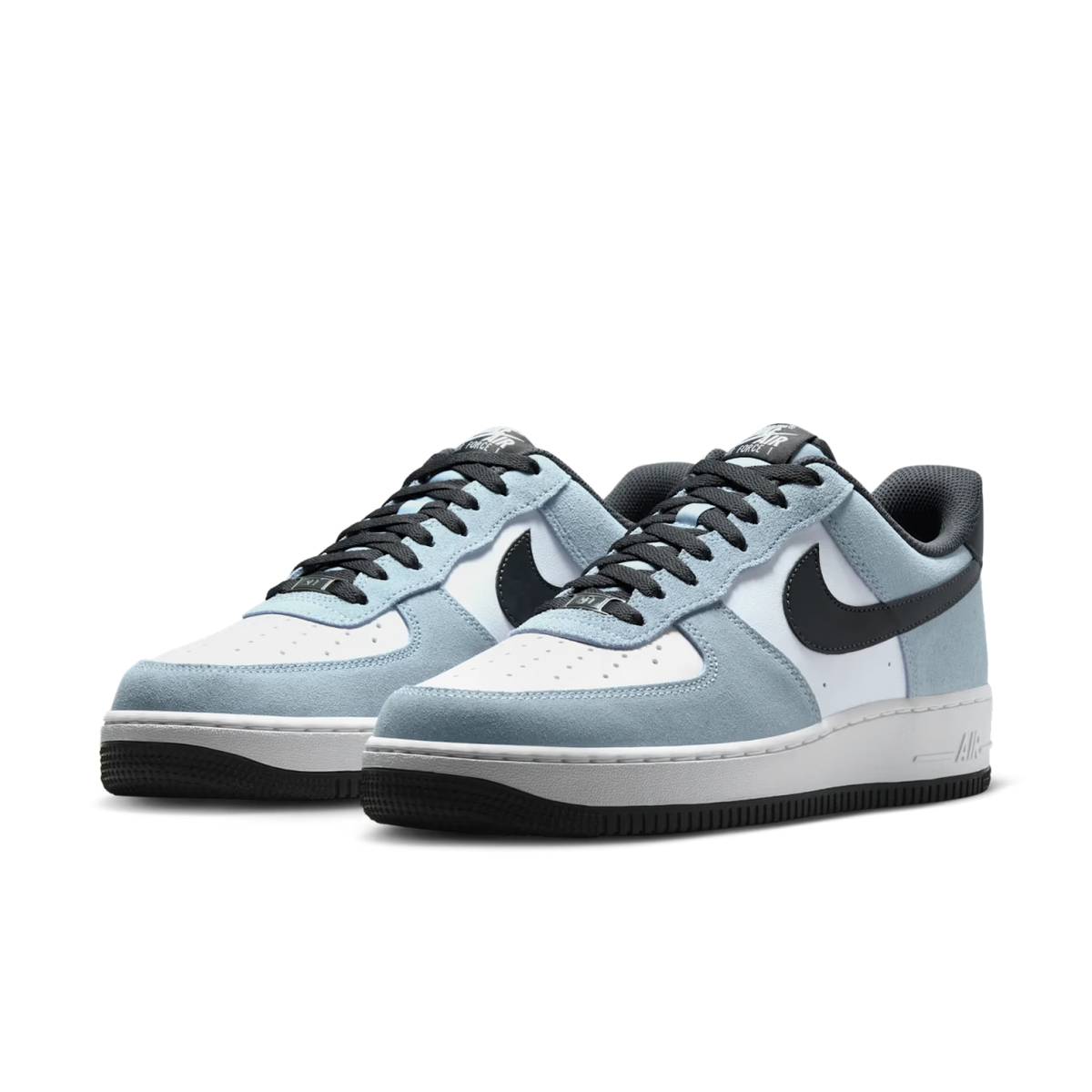 Nike Air Force 1 Low '07 LV8 Light Armory Blue White - vue paire