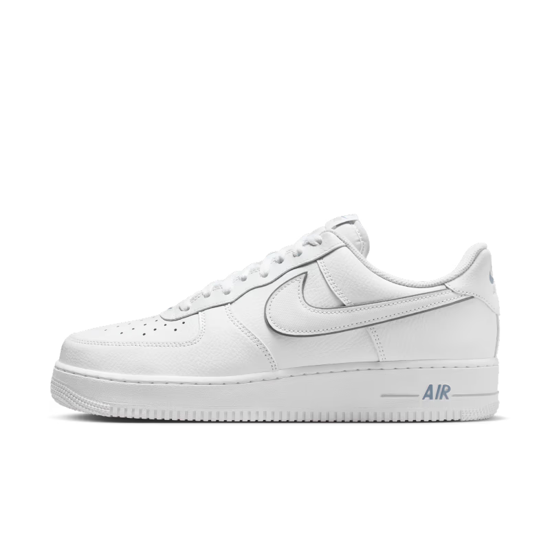 Nike Air Force 1 Low '07 LV8 White Silver Wolf Grey - vue profil