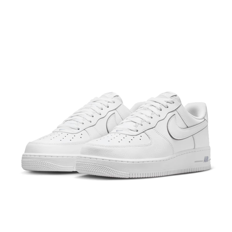 Nike Air Force 1 Low '07 LV8 White Silver Wolf Grey - vue paire