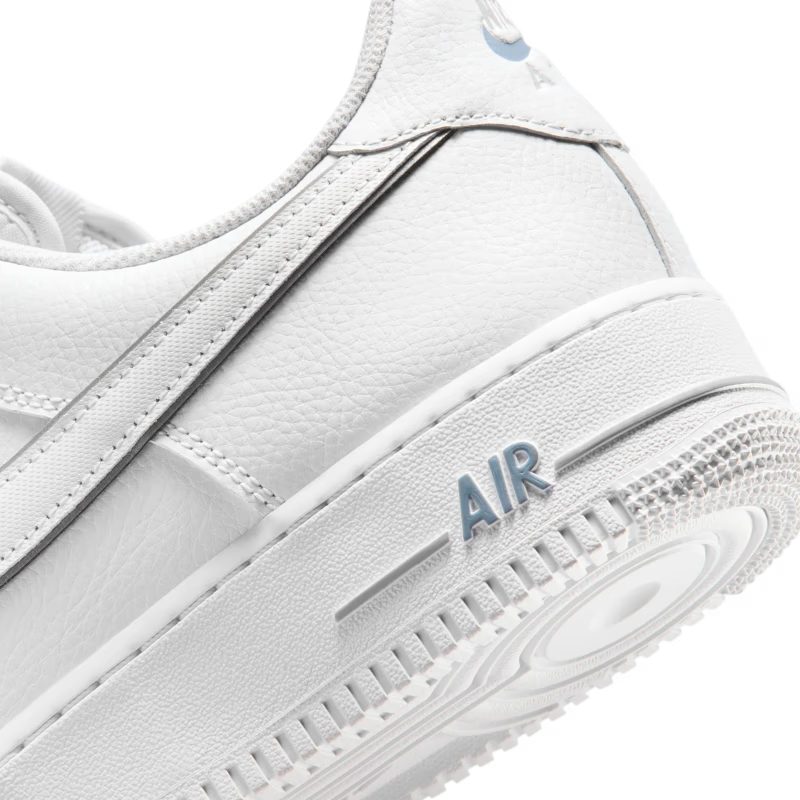 Nike Air Force 1 Low '07 LV8 White Silver Wolf Grey - vue detail 2