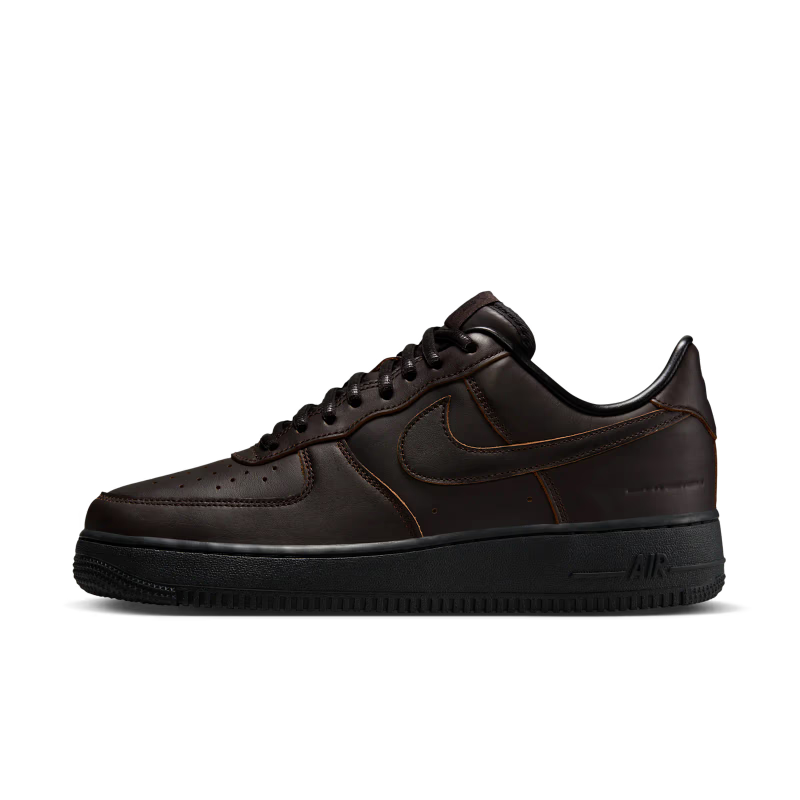 Nike Air Force 1 Low '07 PRM Morse Code Velvet Brown Black - vue profil