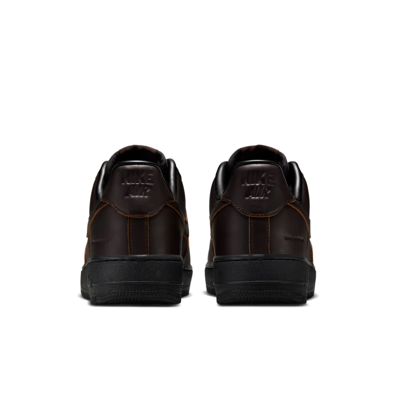 Nike Air Force 1 Low '07 PRM Morse Code Velvet Brown Black - vue arriere
