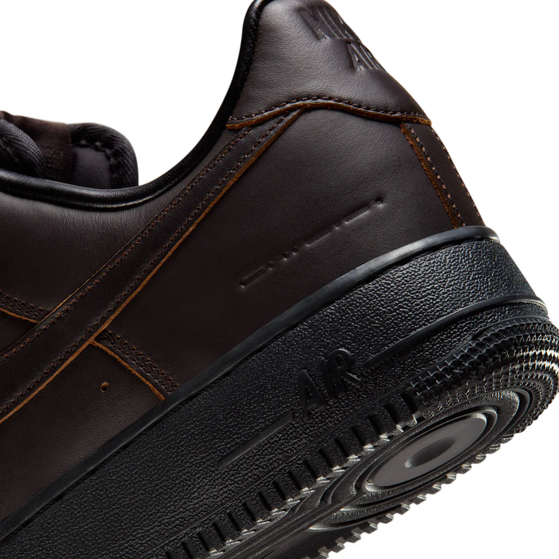 Nike Air Force 1 Low '07 PRM Morse Code Velvet Brown Black - vue detail 2