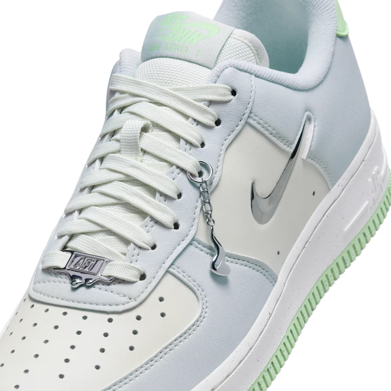 Nike Air Force 1 Low '07 SE Next Nature Sea Glass Vapor Green Liquid Metal (Women's) - vue detail