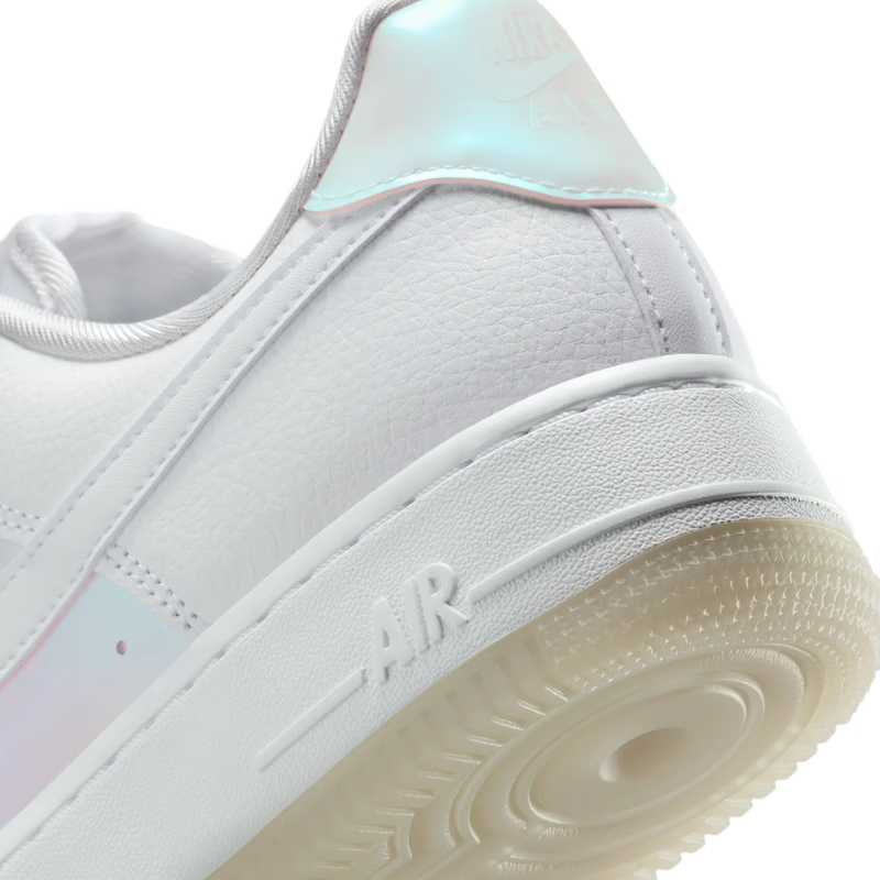 Nike Air Force 1 Low 07 White Multi Color Ghost (W) - vue detail 2