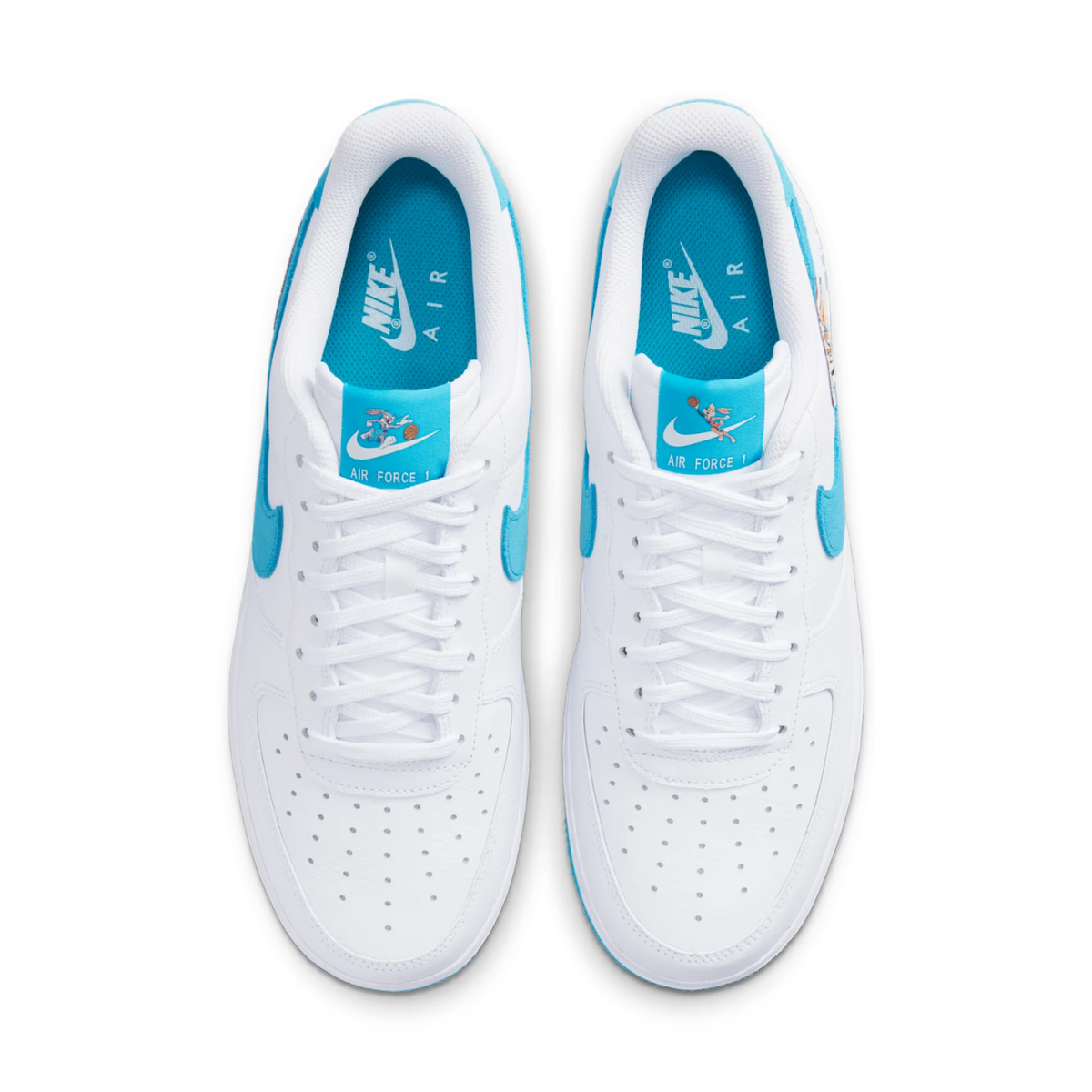 Nike Air Force 1 Low Hare Space Jam - vue dessus