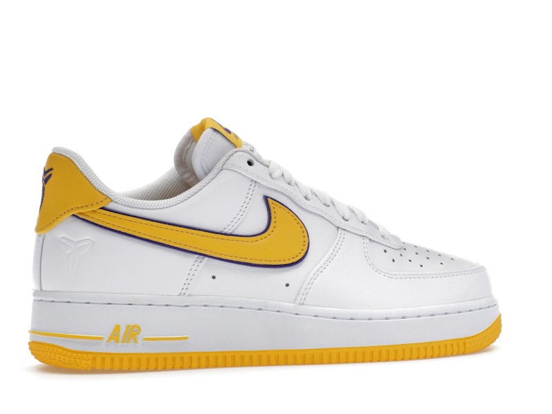 Nike Air Force 1 Low Kobe Bryant Lakers Home, vista a 360 gradi 35 di 36