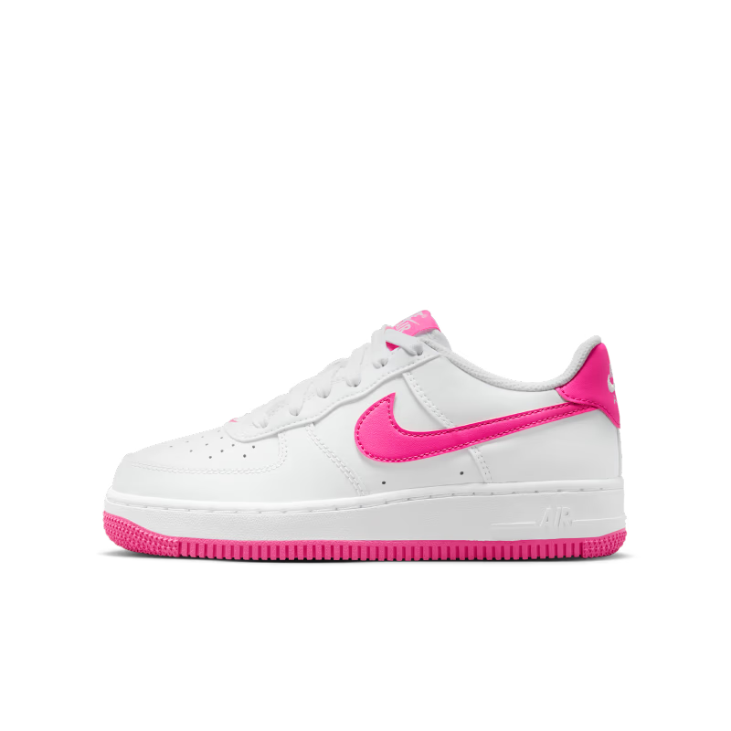 Nike Air Force 1 Low Laser Fuchsia (GS) - vue profil