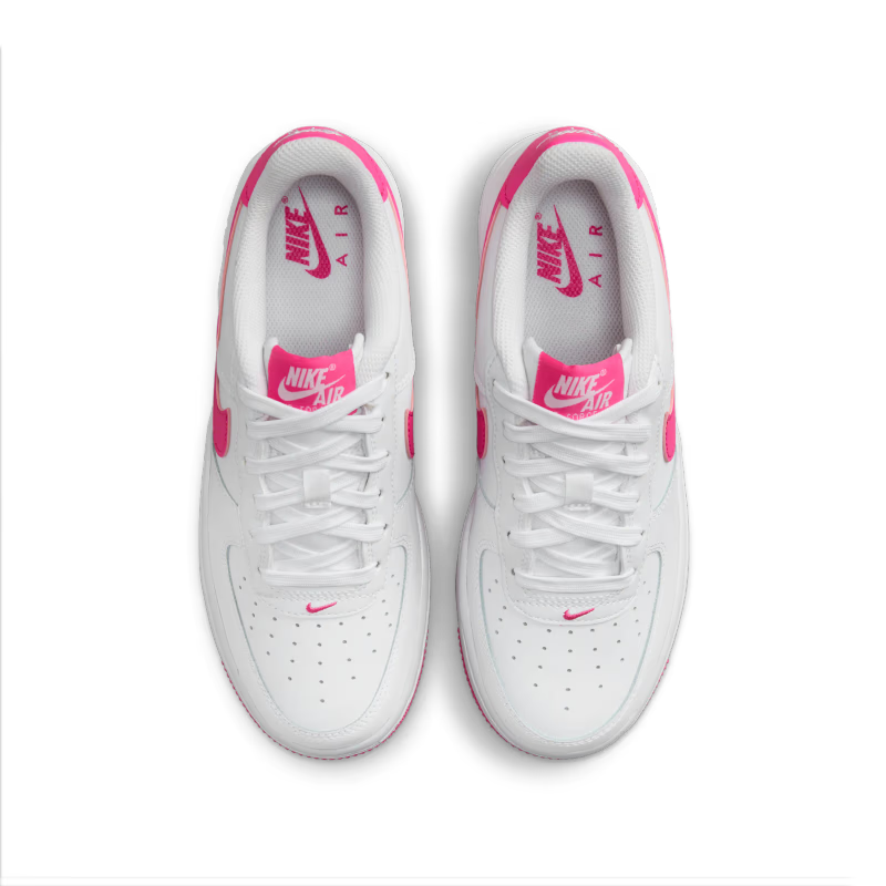 Nike Air Force 1 Low Laser Fuchsia (GS) - vue dessus