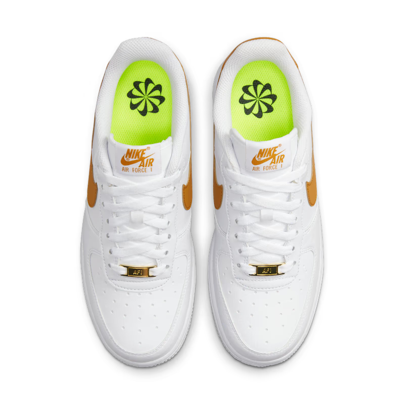 Nike Air Force 1 Low Next Nature White Gold (Women's) - vue dessus