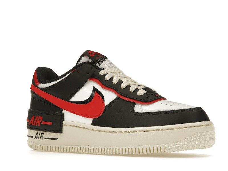 Nike Air Force 1 Low Shadow Summit White University Red Black (W), vista a 360 gradi 4 di 36