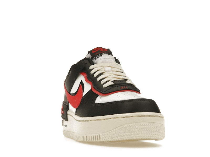 Nike Air Force 1 Low Shadow Summit White University Red Black (W), vista a 360 gradi 8 di 36