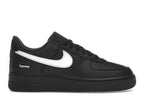 Nike Air Force 1 Low Supreme Black White, vista a 360 gradi 1 di 36