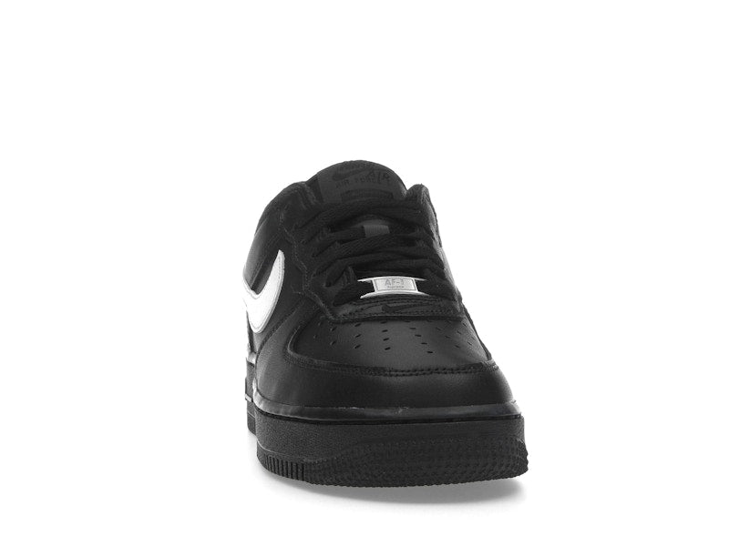 Nike Air Force 1 Low Supreme Black White, vista a 360 gradi 9 di 36