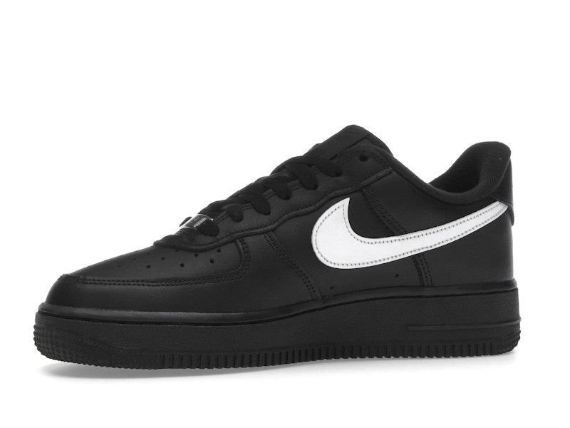 Nike Air Force 1 Low Supreme Black White, vista a 360 gradi 17 di 36