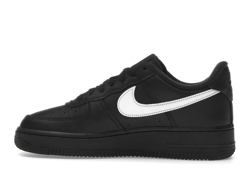 Nike Air Force 1 Low Supreme Black White, vista a 360 gradi 20 di 36