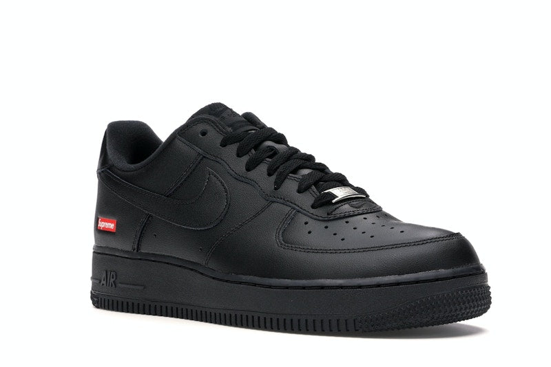 Nike Air Force 1 Low Supreme Box Logo Black, vista a 360 gradi 5 di 36