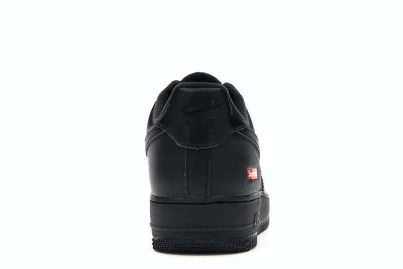 Nike Air Force 1 Low Supreme Box Logo Black, vista a 360 gradi 28 di 36