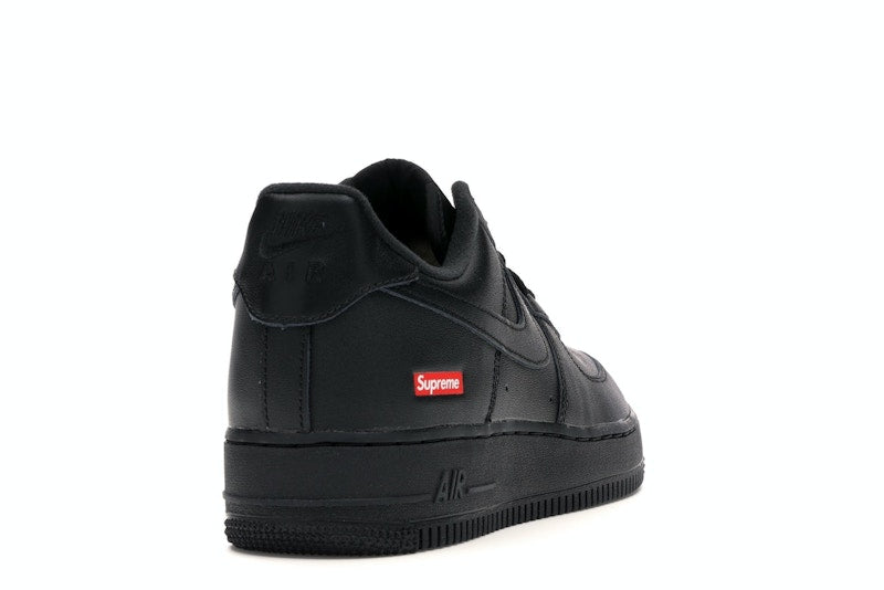 Nike Air Force 1 Low Supreme Box Logo Black, vista a 360 gradi 30 di 36