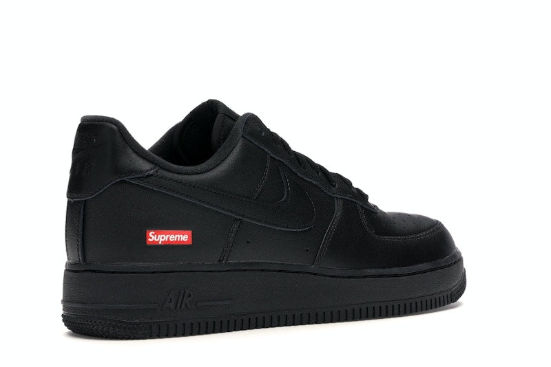 Nike Air Force 1 Low Supreme Box Logo Black, vista a 360 gradi 33 di 36