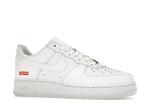 Nike Air Force 1 Low Supreme Box Logo White, vista a 360 gradi 3 di 36