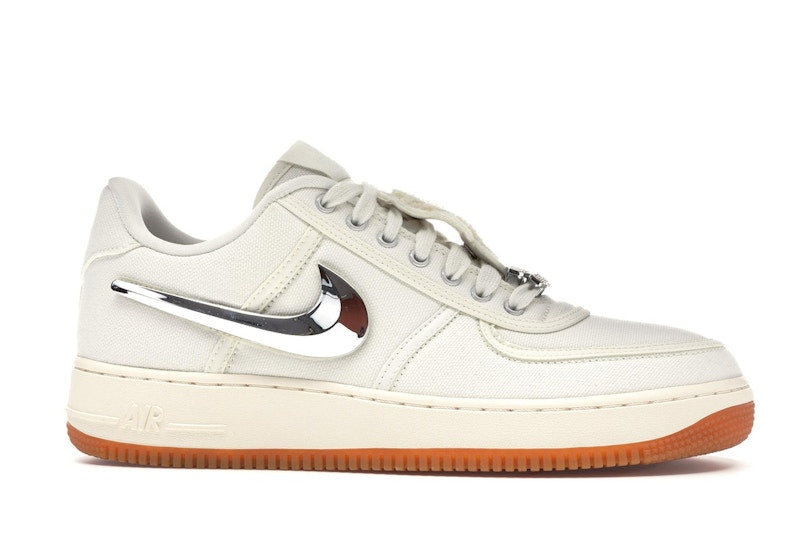 Nike Air Force 1 Low Travis Scott Sail, vista a 360 gradi 2 di 36