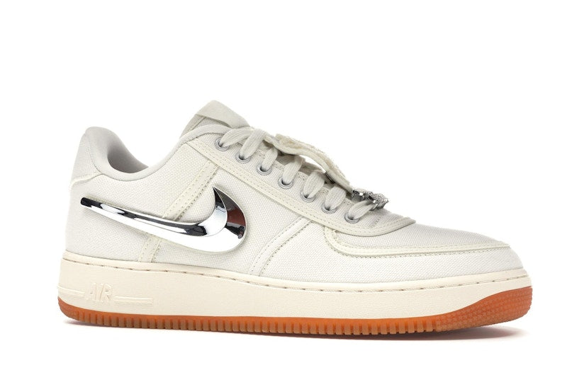 Nike Air Force 1 Low Travis Scott Sail, vista a 360 gradi 3 di 36