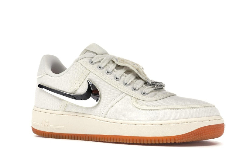 Nike Air Force 1 Low Travis Scott Sail, vista a 360 gradi 4 di 36
