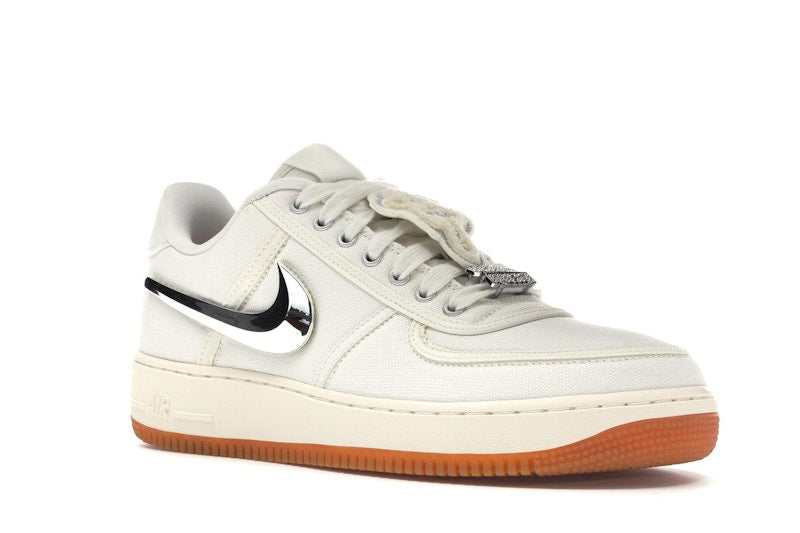 Nike Air Force 1 Low Travis Scott Sail, vista a 360 gradi 5 di 36